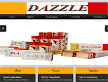 Tablet Screenshot of dazzlepolish.com